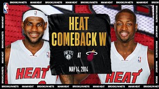 LeBron amp Wade Lead HUGE Comeback  NBATogetherLive Classic Game [upl. by Orvie]