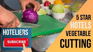 Vegetable Cutting Vegetables Cutting Names  Five Star Hotel Vegetable Cuttings [upl. by Heurlin]