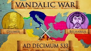 Battle of Ad Decimum 533 Roman  Vandalic War DOCUMENTARY [upl. by Crain]