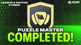 Puzzle Master SBC Completed  League amp Nation Hybrid  Tips amp Cheap Method  EAFC 24 [upl. by Neetsyrk747]