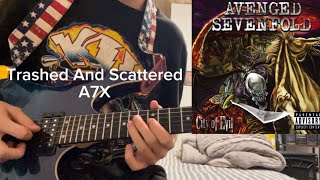 Avenged Sevenfold Trashed And Scattered Guitar Lesson [upl. by Lewse]