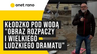 Kłodzko pod wodą quotObraz rozpaczy i wielkiego ludzkiego dramatu Krajobraz jak na wojniequot [upl. by Atinid89]