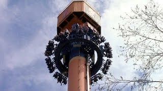 Acrophobia offride HD Six Flags Over Georgia [upl. by Akkina]