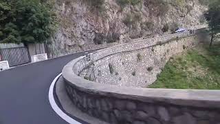 positano 》Amalfi coastal road drive  Italia [upl. by Davena]