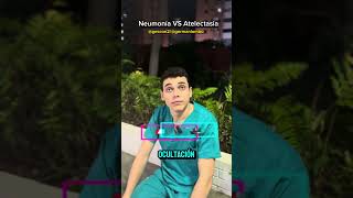 Diferencias entre Neumonía vs Atelectasia 🧑🏻‍⚕️ shorts gescons [upl. by Oecile457]