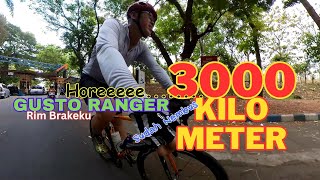 REVIEW RIM BRAKEku GUSTO RANGER Setelah Jalan 3000km [upl. by Belle890]