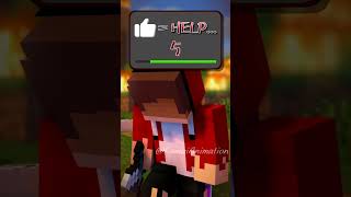 HELP JJ Revenge  MAIZEN Minecraft Animation shorts [upl. by Maurita]