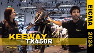 Keeway TX450R una nuova avventura EICMA 2024 [upl. by Pippo454]