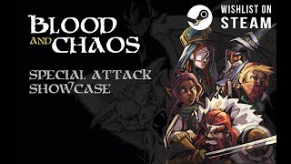 Blood amp Chaos An RPG Roguelike Update 50  Special Attacks Showcase [upl. by Hazard157]