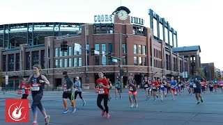 2016 Transamerica Rock n Roll Denver Half Marathon Highlights [upl. by Revlis]