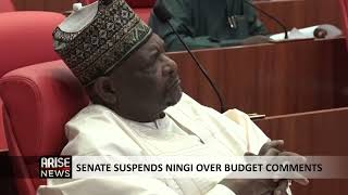 SENATE SUSPENDS NINGI OVER BUDGET COMMENTS [upl. by Erie390]