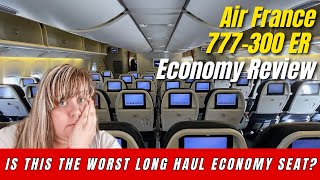 Air France 777300 ER Economy Review  Worst Economy Sitting for Long Haul Flights  YYZCDG [upl. by Zilevi]