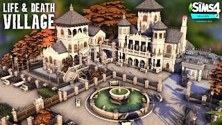 Sims 4 LIFE amp DEATH Village With Cemetery No CC [upl. by Kung]