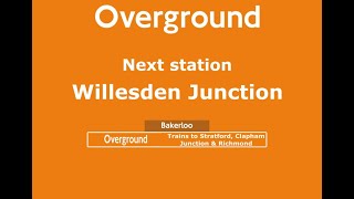 London Overground Class 710 Aventra Emma Hignett announcements Watford JunctionLondon Euston [upl. by Croft]