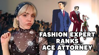 My Fashion Expert Girlfriend ranks Ace Attorney Characters Outfits [upl. by Ahseyk]