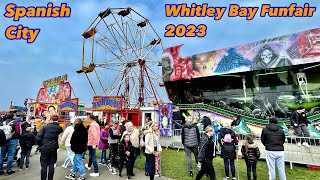 Spanish City Funfair Whitley Bay April 2023 [upl. by Aihtnys]