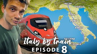 1400km Train Travel across Italy in ONE day BehindTheScenes ep8 [upl. by Eniamraj]