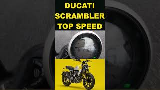 DUCATI SCRAMBLER Top Speed [upl. by Zimmermann796]