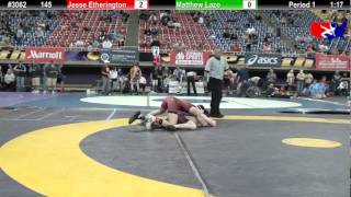 FSN 145 Jesse Etherington Charles City Mat Club vs Matthew Lazo Lebanon [upl. by Ennovy459]