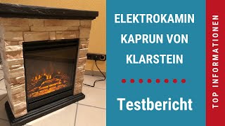 ▷Testbericht Elektrokamin Kaprun von Klarstein [upl. by Faustus]