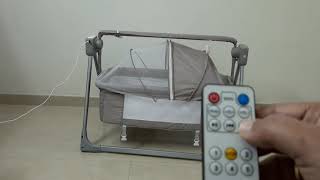 Electric Baby Cradle with Automatic Swing amp Remote Control by StarAndDaisy [upl. by Naus]