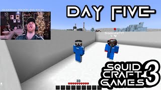 Squid Craft Games 3 DAY 5 Sapnap POV edited down [upl. by Nnairac]