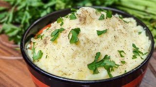 A simple recipe for mashed potatoes Mashed potatoes in less than 20 minutes [upl. by Ayotnahs813]