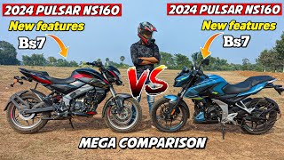 2024 Pulsar N160 VS 2024 Pulsar NS160 Mega Comparison Konsa Pulsar hai Best [upl. by Vashti]