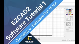 Beginners Guide EZCAD2 Software Tutorial 1 Overview of Software Functions [upl. by Goddard485]