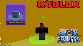 COMO CONSEGUIR Sombrero De Espadachín Swordsman Hat EN BLOX FRUITS SEA 1  ROBLOX [upl. by Matthews]