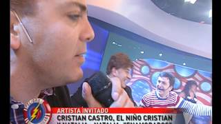 Cristian Castro Canta Junto a Su Doble  Peligro Sin Codificar [upl. by Tnilc]