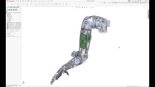 CAD model 3dprinted robot arm [upl. by Zales902]