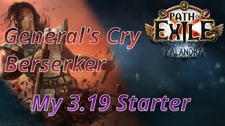 PoE 319 Spectral HelixGenerals Cry  My 319 League Starter Build Guide [upl. by Disini]