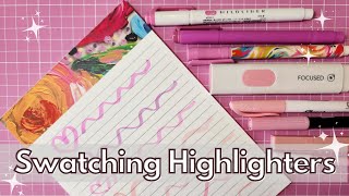 Find The Best Highlighters For Your Planner✨ Swatching Mildliners and More [upl. by Garretson]