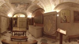 360 Video Inside the Tomb of St Peter at the Vatican [upl. by Zigmund]