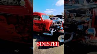 One quotSINISTERquot Ride 😈 42 Chevy Pickup Truck hotrod v8 carshow [upl. by Jerz237]