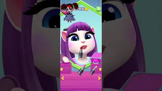 Poppy makeover my talking angela2 food angelacotton angelaadventures animation mytalkingangella [upl. by Matthiew324]