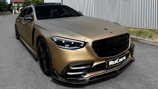 2023 Mercedes S 580 Long Manufaktur in Kalahari Gold Magno by MANSORY [upl. by Navek]