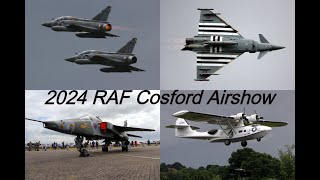 Aircraft Action at the 2024 RAF Cosford Airshow [upl. by Ilojna745]