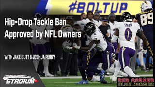 HipDrop Tackle Ban Approved by NFL Owners [upl. by Amelie]