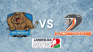 Highlights I Landesliga NRW Playoffs 2024 Halbfinale Spiel 1 Grizzlys Bergkamen  Dinslaken Kobras [upl. by Anahahs]