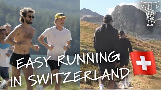 Easy Running with Professional Runners in Switzerland 🇨🇭⚒ [upl. by Sucramal]