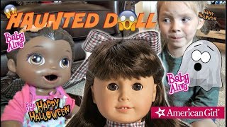 BABY ALIVE gets a SPOOKY DOLL HALLOWEEN SKIT The Lilly and Mommy Show The TOYTASTIC Sisters [upl. by Damon222]