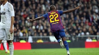 Gol de Abidal al Real Madrid RMA 1  FCB 2 [upl. by Culberson365]