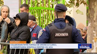 Colaborare între forțele de ordine și clerici la sărbătoarea Sfântului Dimitrie cel Nou [upl. by Liam]