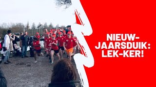 Nieuwjaarsduik LEKker  VAN STREEK [upl. by Neeneg]