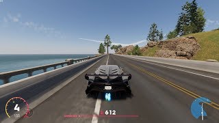 The Crew 2  Lamborghini Veneno chasing Koenigsegg Agera R at Big Sur California [upl. by Cheng125]