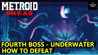 Metroid Dread Underwater Boss  How to Defeat Tentacle Monster [upl. by Marja917]