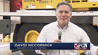 Republican for US Senate Dave McCormick Campaign Stop in PA 8052024 [upl. by Ferdie]