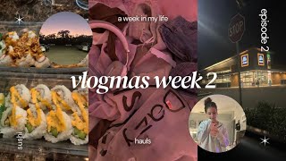 VLOGMAS WEEK 2  shopping reset productive days 🍵 [upl. by Ennaillek]